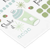 レトロのマルティーニの世紀半ばのモダン ショートテーブルランナー (コーナー)