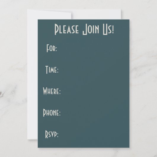 レトロのミシガン湖のビーチのパーティの招待状 招待状 (裏面)