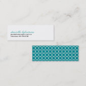 レトロのミニ呼出しカード コーリングカード (正面/裏面)