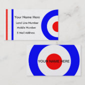 レトロのモダンなスクーターの個人的な接触カード コーリングカード (正面/裏面)