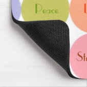 レトロのモダンな点のマウスパッド マウスパッド (コーナー)