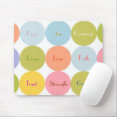 レトロのモダンな点のマウスパッド マウスパッド (マウス)