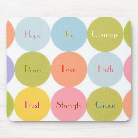 レトロのモダンな点のマウスパッド マウスパッド (正面)