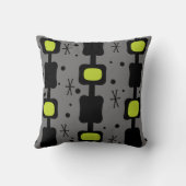 レトロのモダン中間列ボックス文字 クッション (裏面)