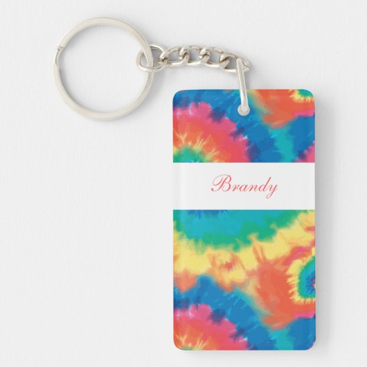 レトロのモノグラムのキーホルダー キーホルダー (正面)