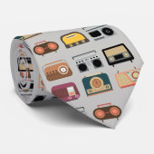 レトロのラジオのエレガントなヴィンテージのヒップスターのスタイルのタイ ネクタイ (ロール)