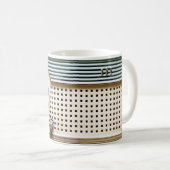 レトロのラジオ コーヒーマグカップ (正面右)