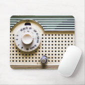 レトロのラジオ マウスパッド (マウス)