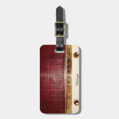 レトロのラジオ ラゲッジタグ (正面縦)