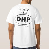 レトロのリワインド及びDHPのコンボのTシャツ Tシャツ (裏面)