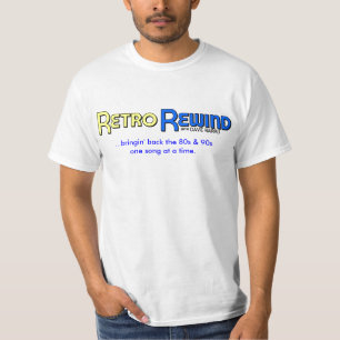 レトロのリワインド… bringinの背部80年代及び90s tシャツ