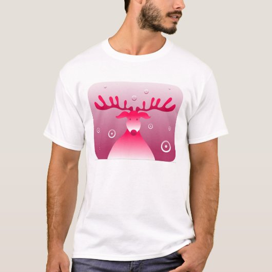 レトロのルドルフ Tシャツ (正面)