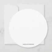 レトロのレコードあなたの写真の保存日付 セーブザデート (裏面)