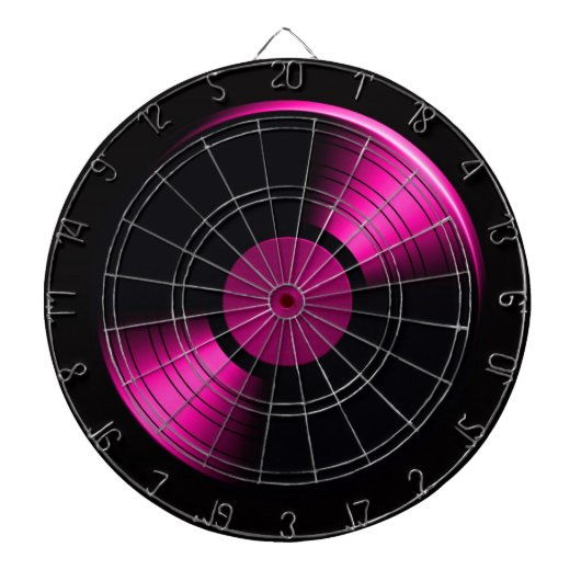 レトロのレコードのアルバム ダーツボード (正面)