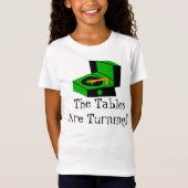 レトロのレコードプレーヤのTシャツ Tシャツ (正面)