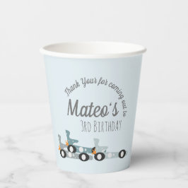 レトロのレーシングカー,月面スター,3パーティー 紙コップ