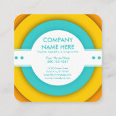 レトロのロイヤリティのスタンプカード ロイヤリティカード (裏面)