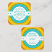 レトロのロイヤリティのスタンプカード ロイヤリティカード (正面/裏面)