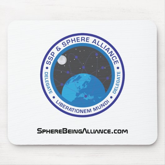 レトロのロゴのマウスパッド マウスパッド (正面)