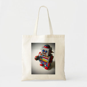 レトロのロボットトートバック トートバッグ