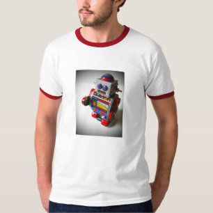 レトロのロボットワイシャツ Tシャツ