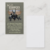 レトロのロボット名刺 名刺 (正面/裏面)