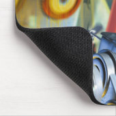 レトロのロボット マウスパッド (コーナー)