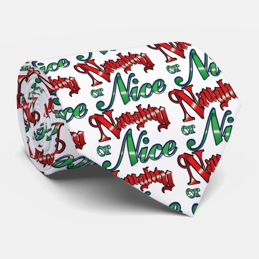レトロのヴィンテージのいけないですかニースのクリスマスの休日 ネクタイ (ロール)