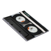 レトロのヴィンテージのカセットテープのレコーダー70s 80s ノートブック (右側)