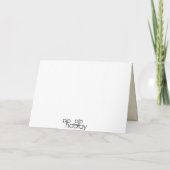 レトロのヴィンテージのカメラのカメラマンのサンキューカード サンキューカード (裏面)