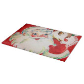 レトロのヴィンテージのクリスマスのサンタのトナカイの切断 カッティングボード (角)