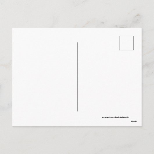 レトロのヴィンテージのクリスマスのトナカイの乗車の郵便はがき シーズンポストカード (裏面)