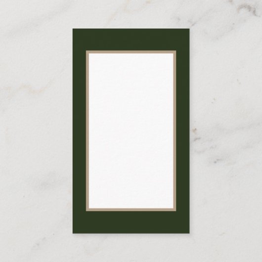 レトロのヴィンテージのクリスマスのトナカイ 名刺 (裏面)