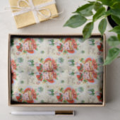 レトロのヴィンテージのクリスマスの女の子の休日のパーティのティッシュ 薄葉紙 (ギフト)