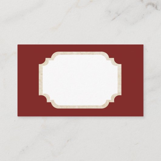 レトロのヴィンテージのクリスマスの女の子はメッセージカードを加えます 名刺 (裏面)