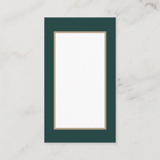 レトロのヴィンテージのクリスマスの女の子 名刺 (裏面)