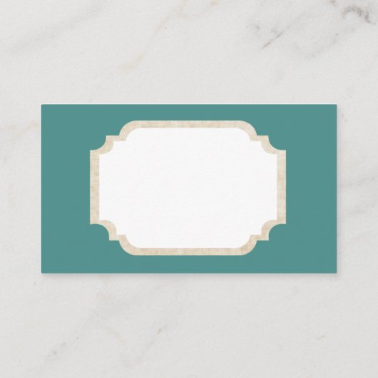 レトロのヴィンテージのクリスマスの女性はメッセージカードを加えます 名刺 (裏面)