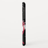 レトロのヴィンテージのクリスマスの女性休日 Case-Mate iPhoneケース (裏面/左)