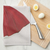 レトロのヴィンテージのクリスマスの女性Holiday台所タオル キッチンタオル (四つ折り)