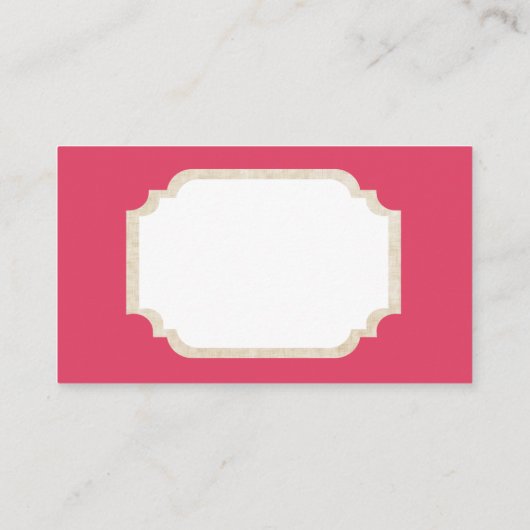 レトロのヴィンテージのクリスマスの照明はメッセージカードを加えます 名刺 (裏面)