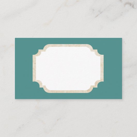 レトロのヴィンテージのクリスマスの球根はメッセージカードを加えます 名刺 (裏面)