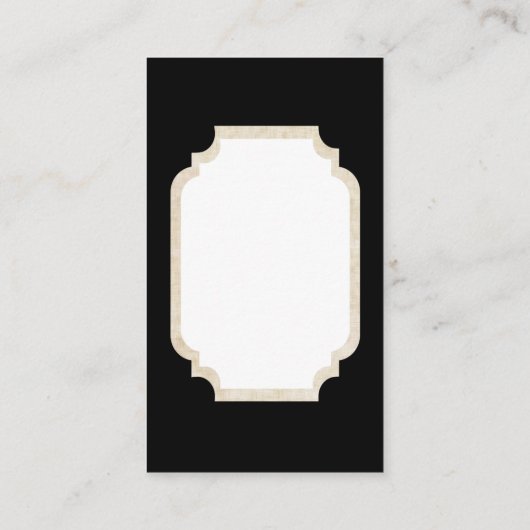 レトロのヴィンテージのクリスマスサンタはメッセージカードを加えます 名刺 (裏面)