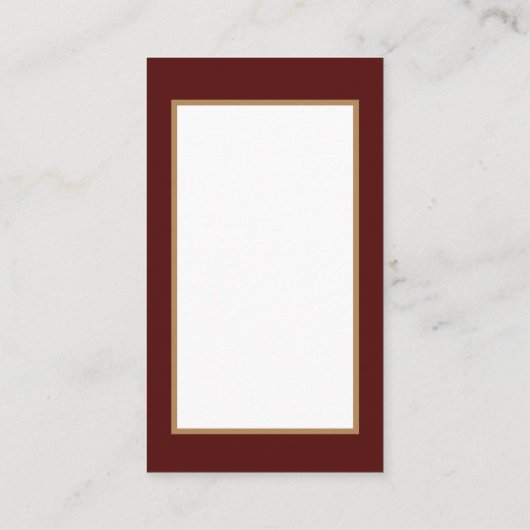 レトロのヴィンテージのクリスマスランプはメッセージを加えます 名刺 (裏面)