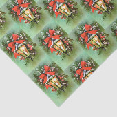レトロのヴィンテージのクリスマスランプパターンティッシュ 薄葉紙 (詳細)