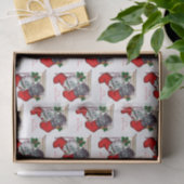 レトロのヴィンテージのクリスマス猫のパーティーのティッシュ 薄葉紙 (ギフト)