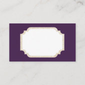 レトロのヴィンテージのクリスマス猫はメッセージカードを加えます 名刺 (裏面)