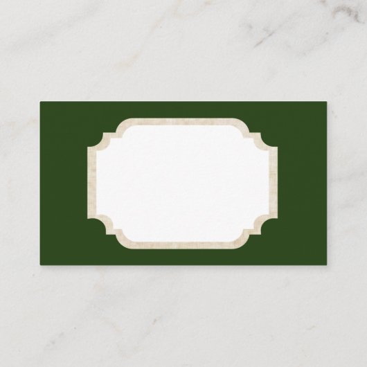 レトロのヴィンテージのクリスマス鐘小さいカード 名刺 (裏面)