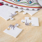 レトロのヴィンテージのクリスマス鐘 ジグソーパズル (側面)