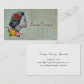 レトロのヴィンテージのビクトリアンなテレホンカードの名刺 名刺 (正面/裏面)