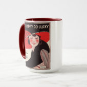 レトロのヴィンテージのマグ マグカップ (正面左)